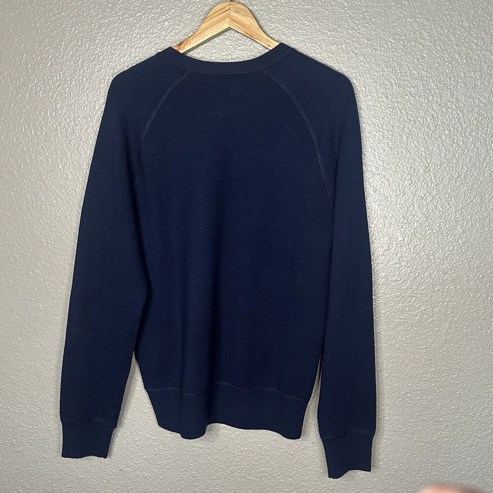 Jack Spade Navy Blue Men’s Wool Sweater Size Medium M - Picture 5 of 6